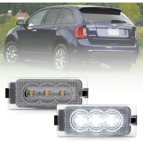 2PCS x LED License Number Light For Ford Edge 2007-2014 Escape 2008-2012 Mercury Mariner 2008-2011