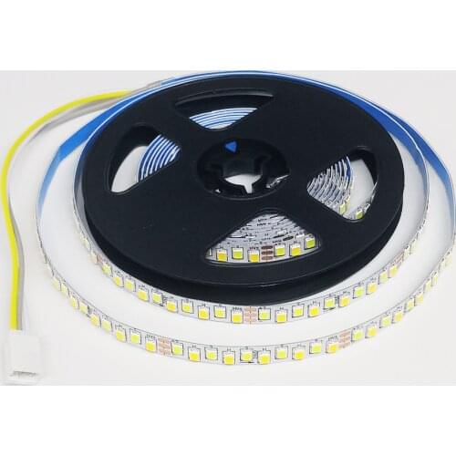 5B10CX2 LED strip 2835 7MM 200D LED tape warm+cold white LED ribbon for ceiling lamps etc. 3m strip light work with LED driver