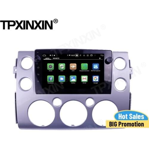Carplay Car Radio 2 Din Control Android For Toyota FJ Cruiser 2007-2012 2013 2014 2015 2016 2017 2018 GPS Player Audio Head Unit