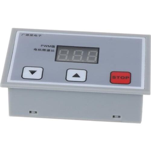 Digital 0~100% adjustable DC 12V 24V 5A PWM Motor Speed Controller Regulator Reversible Variable Speed Slow Start wholesale