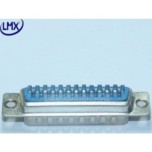 20pcs/lot D-SUB connector DB25 double-row 25pin male RS232 serial port SOLDER
