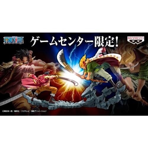 100% Original Banpres Onepiece Figure Gol D Roger Vs Edward Newgate MANHOOD Figure PVC Action Model Toys Anime Figure