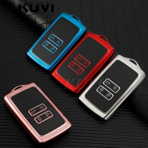Hot Sale TPU Car Key Case Cover For Renault Koleos Kadjar Scenic Megane Sandero Espace Clio Captur Kangoo Laguna Talisman Twingo