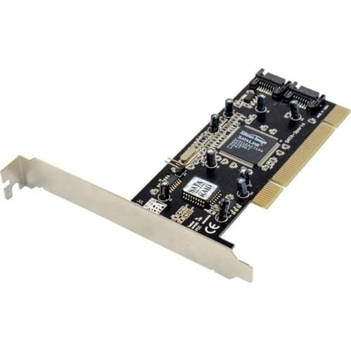 PCI To 2 Port SATA RAID Controller Card Sil3112 chipset SATA PCI Serial ATA Host Controller Card