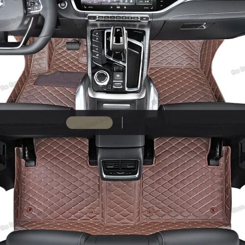 Lsrtw2017 Leather Car Floor Mats Foot Mat for Geely Azkarra Boyue Pro Atlas Emgrand 2020 2021 Boot Rug Carpet Accessories