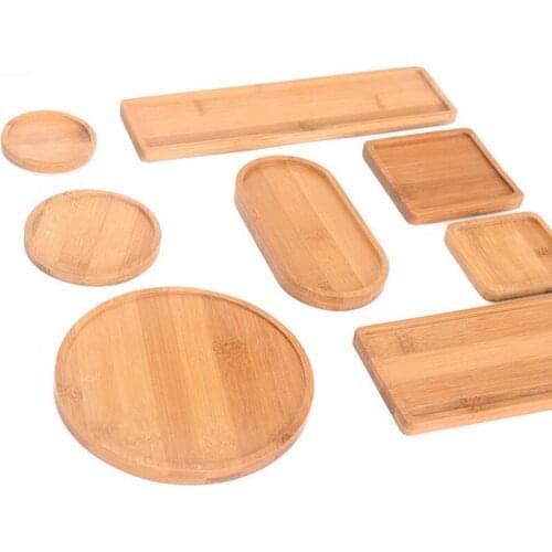 Succulents micro garden Wedding mini Flowerpots square juicy plants vase wood flower pots trays container small bonsai pot