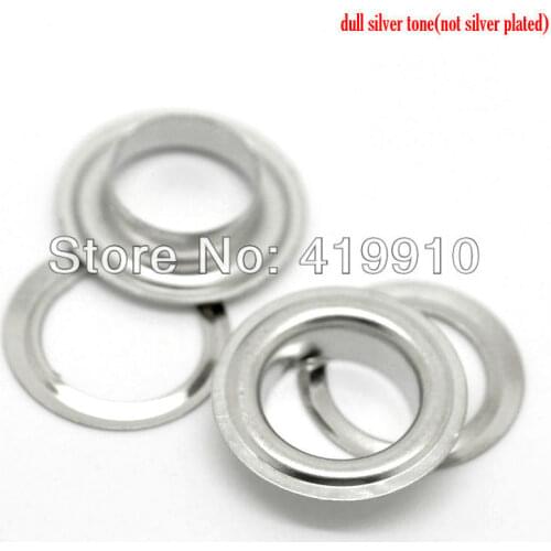 Free shipping -100 Sets Silver Tone Shoe Eyelets 20mmx5mm 18mm( 6/8"x 2/8") J1297