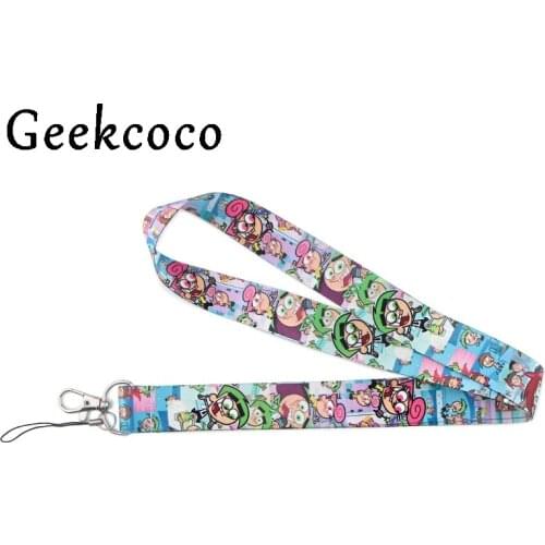 J1200 Cartoon Diy Lanyard Mobile Phone Key Card Identification Straps USB Badges Holder Hanging For Kids