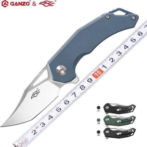 New hot Ganzo Firebird FBKNIFE FH61 D2 blade G10 / CF Handle Folding knife Outddoor camping Survival Pocket Knife tactical tool
