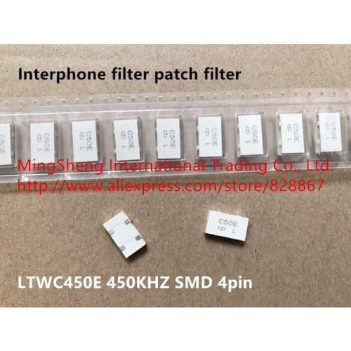 Original new 100% interphone filter patch filter LTWC450E 450KHZ SMD 4pin (Inductor)
