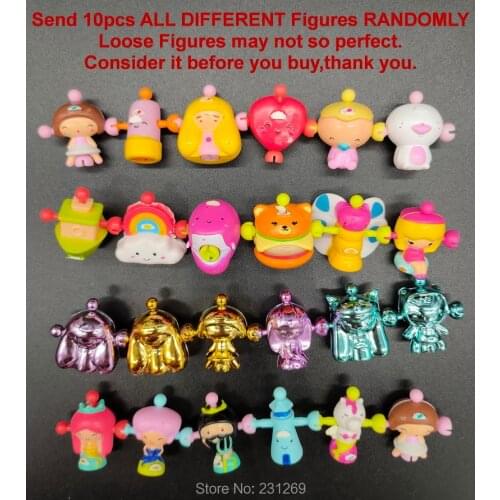 SEND RANDOM Lot 10pcs ALL DIFFERENT ZIWIES Make a Wish Cute Lovely Mini Figures Kids Children Girls DIY Collection Toys