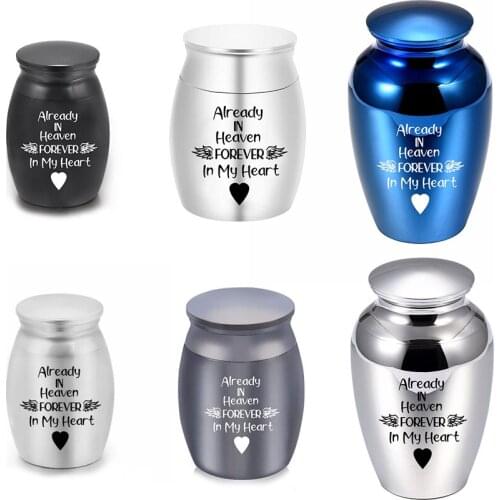 Human Ashes For Pets Memorials Already in Heaven Forever in My Heart Dog Cremation Urn Casket No Deformation Funeral Pendant