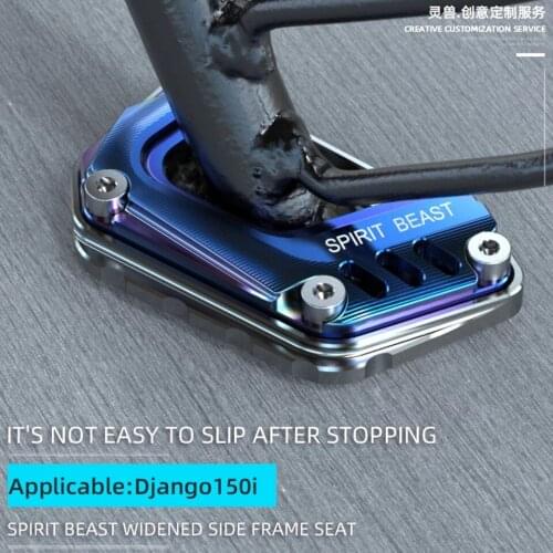 Spirit Beast Motorcycle/scooter Foot Support pad Accessories Side Stand Pad Extension Side support pad For PEUGEOT Django 150i