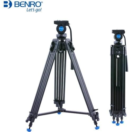 BENRO KH25N KH-25N KH26NL DL06 Video Camera Tripod Professional Hydraulic Head Magnesium Alloy Tripod+Video Tripods