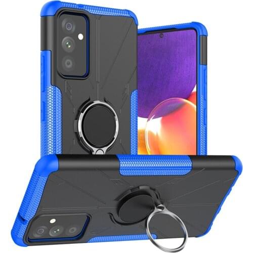 Shockproof Car Holder Case For Samsung Galaxy A82 Case Hybrid Magnetic Ring Armor Case For Samsung A82 Case Samsung A82 Cover
