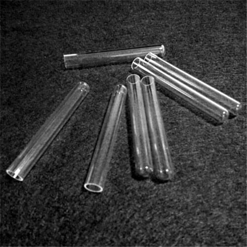 Round bottom clear quartz test tube OD15*length200