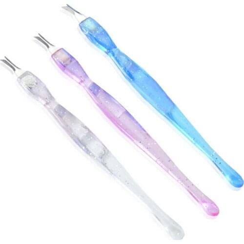 12 Pcs Cuticle Pusher High Quality Stainless Steel Finger Dead Skin Push Nail Cuticle Pusher Manicure Care Tool