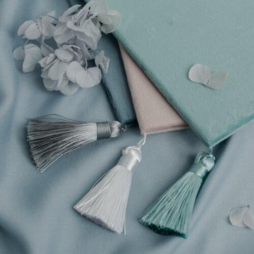 Romantic Wedding Vows Book Card Velvet Cover with Tassels Oath Wedding Favors Retro Bride and Groom Gift Party Party Decoration