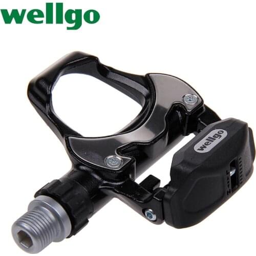 Wellgo R251 Ultralight Road Bike Pedal Bicycle Pedals All-alloy Cr-Mo Steel Bearing Self-locking Clipless Bicicleta Pedal Cleats