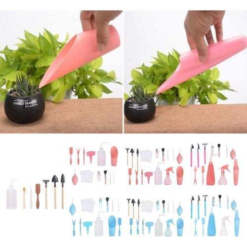 1 Set Mini Garden Tools, DIY Indoor Potted Flower Tools for Succulent Bonsai