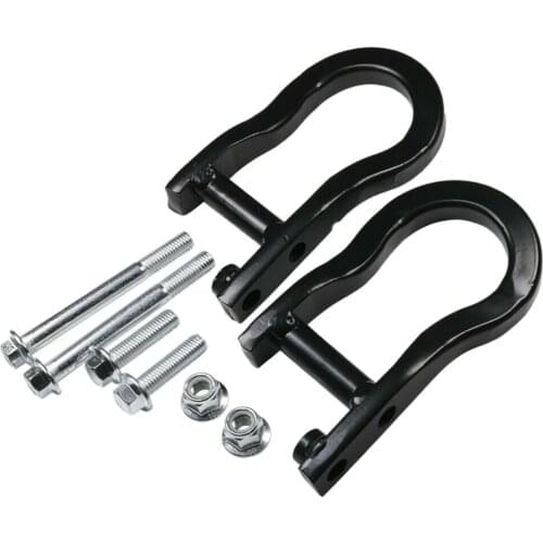 1 Pair Front Recovery Tow Hooks Fits for Chevy Silverado Sierra 1500 07-19