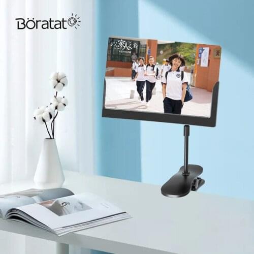 10Inch Screen Amplifier Curved Blu-Ray Ultra Clear 3D Magnifier Mobile Phone Amplifier Lazy Desktop Stand