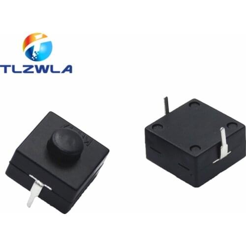 10PCS Flashlight Button Switch 1A 30V CB-1212-112D 2Pin Ultra-Thin Middle of the feet
