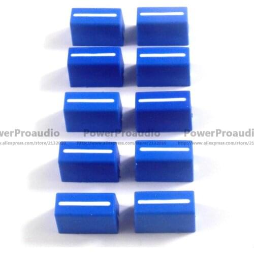 10pcs/lot Dark Blue Color New Channel Crossfader Fader Cap Knob Fit For RANE 57 TTM57 TTM57sl TTM57mk2