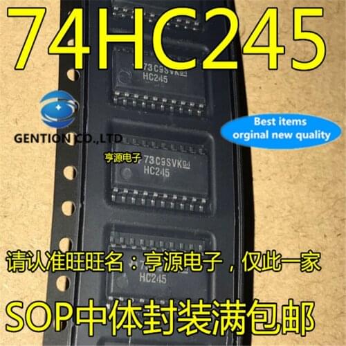 10Pcs SN74HC245NSR HC245 SOP20-5.2MM 74HC245NSR in stock 100% new and original