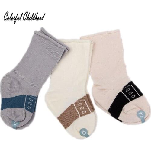 3Pcs Newborn Baby Girl Socks Baby Cute Cartoon Cat Animals Knee High Long Boy Cotton socks skarpetki meias calcetines bebe 0-3t