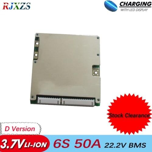 BMS 6S 50A bms new Lithium 42V Different Port Discharge BMS PCM for Electric Bike Electric Device