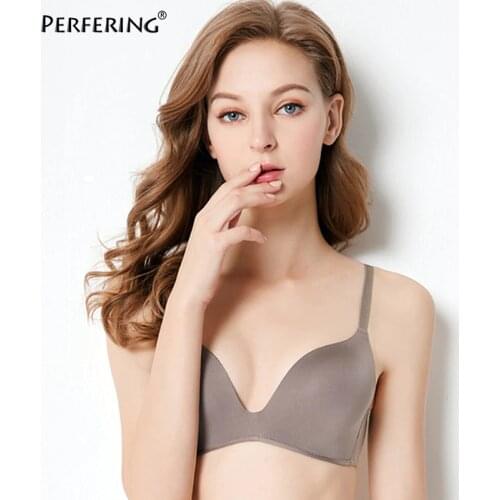 Perfering Push Up Bra Comfotable Wire Free For Women Brassiere Lingerie Femmale Bragas Seamless Bralette A B Black 70 75 80 85