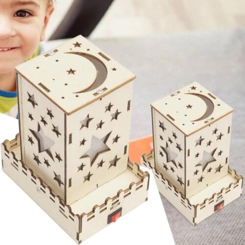 DIY Colorful Stars Light Electrical STEM Fairy Nightlight Lighting Funny Building Projects Fairy Nightlight Lantern for Child