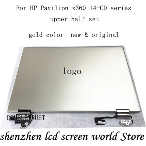 L20552-001 For HP PAVILION x360 14-cd0008la 14-cd0009la 14-cd0014la 14-CD 14M-CD HD LCD LED DISPLAY TOUCH SCREEN Whole hinge-up