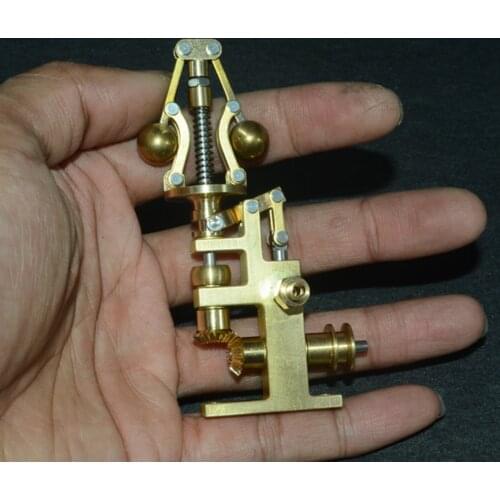 58 X 36 X 90mm Mini Brass Steam Engine Flyball Governor With 3mm Steam Tube Port Diy Assembly Model New