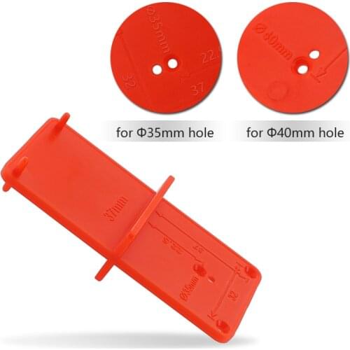 35/40mm Hinge Hole Drilling Guide Locator Hole Opener template Door Cabinets DIY Tool For Woodworking Tool