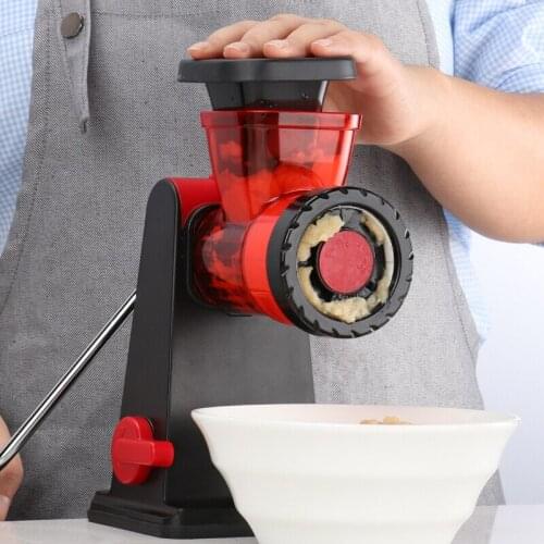 New Kitchen Manual Meat Grinders High Quality Stainless Blade Sausage Meat Cooking Machine Mincer