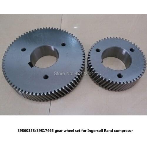 Free shipping Genuine gear wheel set driven gear shaft 39860358/39817465 for IR screw air compressor parts