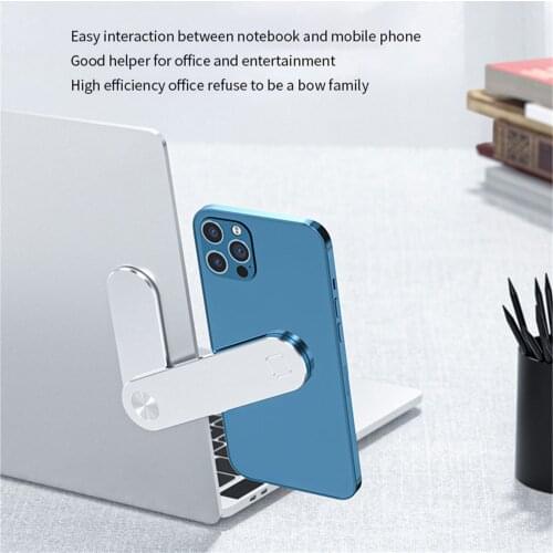 New Adjustable Phone Magnetic Stand for Laptop mac Book Pro Air Screen Support Hoder Portable Table bracket Cell Phone Support