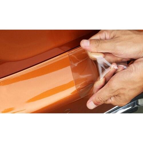 Tpu Resist Film Car Door Threshold Trunk Anti-scratch Anti-kick Anti-dirty Transparent Film Invisible Car Jacket Car Accessories