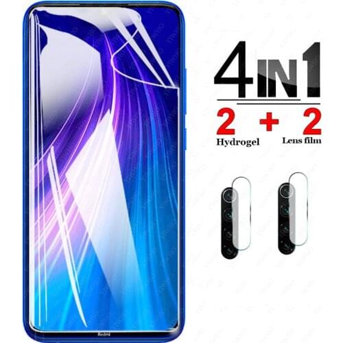 Protective Glass for Xiaomi Redmi Note 8 Camera Lens on Redmi Note 8 Redminote8 Note8 Hydrogel Film Screen Protector M1908C3JH