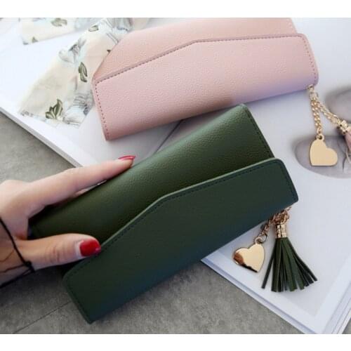 Women Wallets Phone Clutch Bag Purses Long Wallets For Girl Ladies Money Coin Pocket Card Holder Tassel Wallets 2020 New