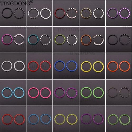 1 pair=2pcs 27Color gold Plastic Replacement Accessories Accent Rings for Playstation 5 PS5 Controller