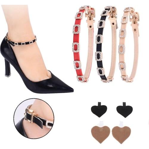 1Pair Fashion Adjustable Shoelaces For High Heels Shoe Belt Ankle Holding Loose Women Anti-skid Bundle Laces Tie Straps Band
