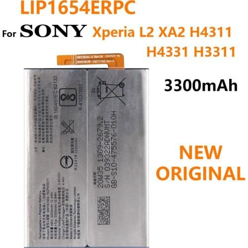 100% genuine LIP1654ERPC batteria for Sony Xperia XA2 H3113 H4113 1309-2682 High Quality SNYSK84 3300mAh NEW Battery+track code