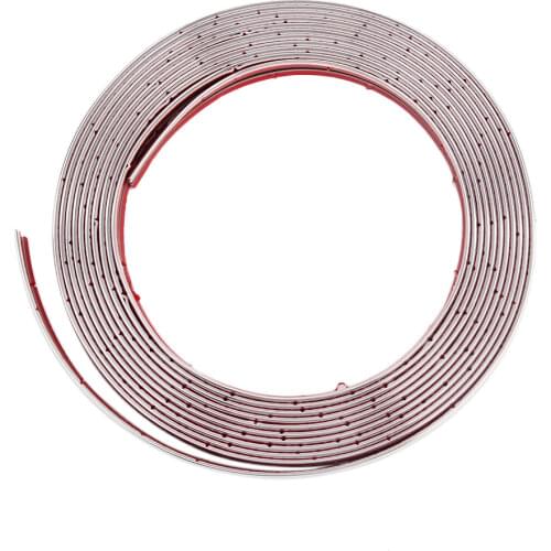 5M DIY Car Chrome Styling Decoration Sticker Silver Plated Moulding Trim Strip 20mm High Quanlity Brand New