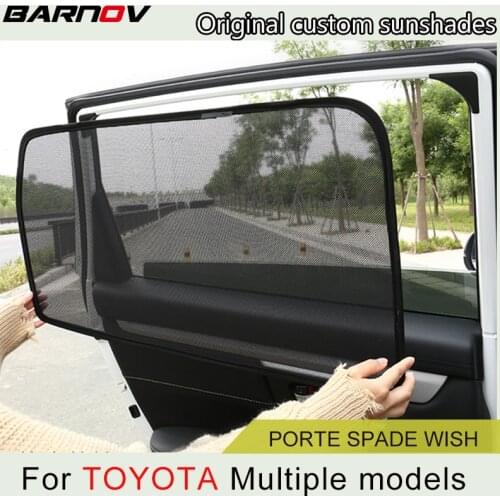 Car Special Magnetic Curtain Window SunShades Mesh Shade Blind Original Custom For Toyota Porte Spade Wish-10/20