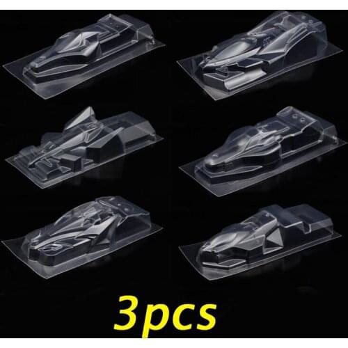 Free Shipping 3PCS Transparent Plastic Car Shell Housing 95015/94782 Spare Parts For Tamiya Mini 4WD Car Model