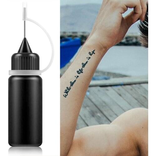 Harmless 10ML Versatile Semi-permanent Tattoo Ink Plant Extracts Tattoo Juice Long-lasting for Leg