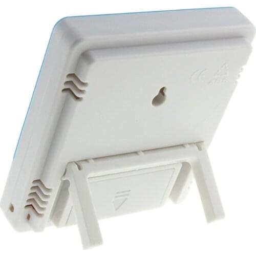 Digital Thermometer Hygrometer Lcd Dual Temperature Alarm Clock Indoor Outdoor D01